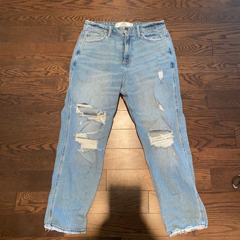 Hollister high-rise mom jeans